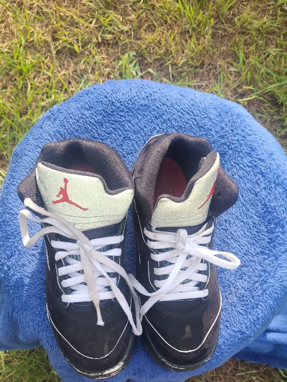 Air Jordan 5 Retro OG Black Metallic Reimagined Kids Size 2y